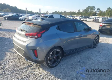 2019 Hyundai Veloster Turbo Ultimate from USA, damaged, VIN KMHTH6AB0KU004100